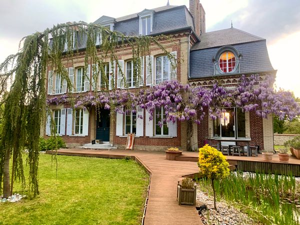 Les Roseaux en Normandie, grand jardin, piscine, 1heure de Paris - Echanges hors France, réciproques