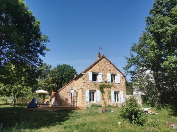Sunset house in Burgundy