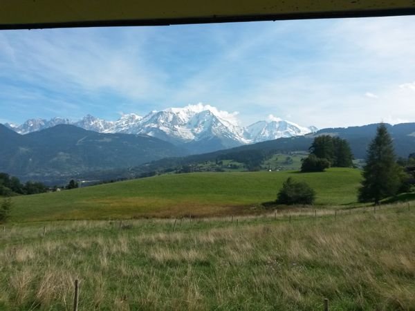 Appartement RDC face au Mont Blanc