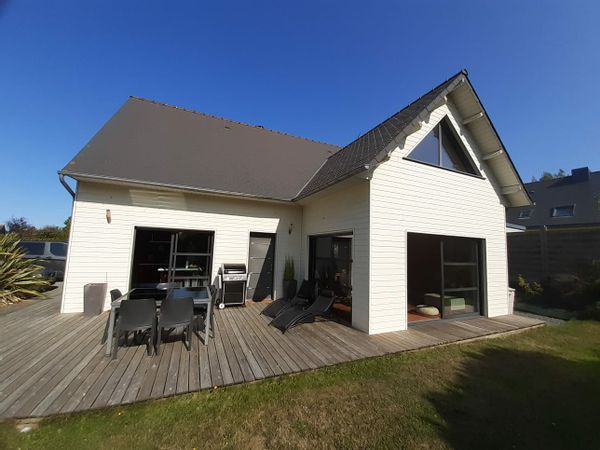 Maison en bois baie de St Brieuc Bretagne