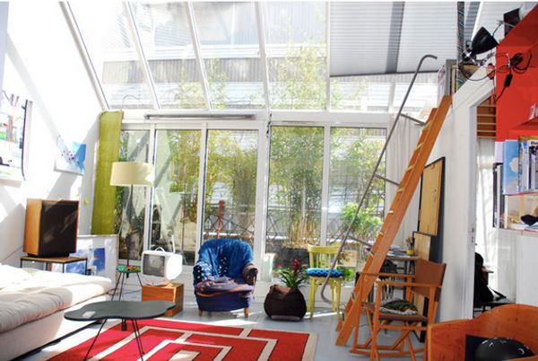 Atelier d'artiste en duplex à Paris