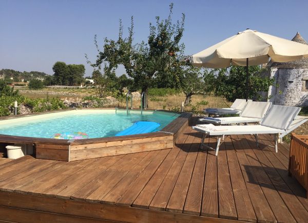 Beautiful Trulli house surrounded by countryside and private pool.