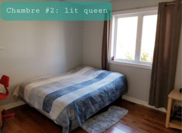 Chambre d'amis, même disponibilité que la maison principale.