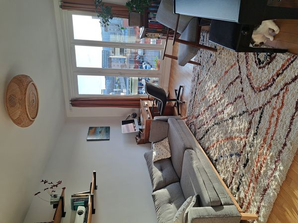 Bel appartement lumineux dans le nord de Paris, quartier des puces de Saint-Ouen
