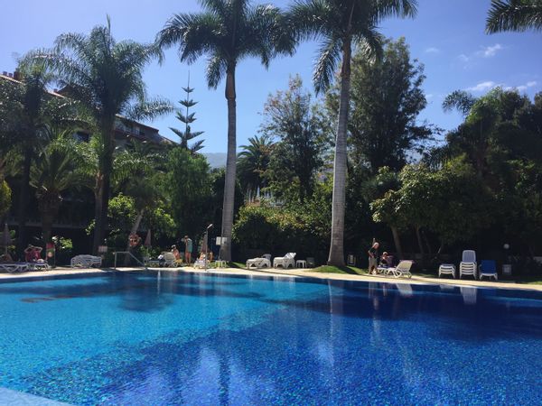 Tenerife, Piscine et Vue Mer