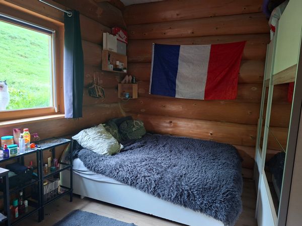 la chambre privée chez Johann et Gwen