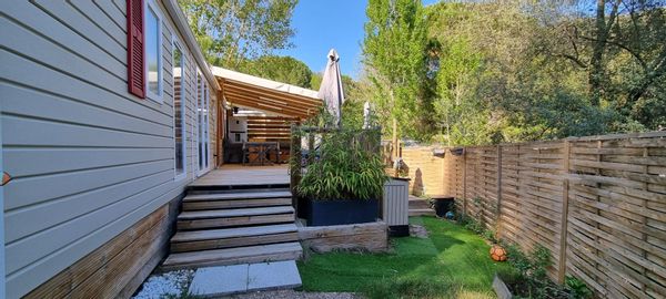 Mobilhome de 40m2 plus terrasse de 40m2