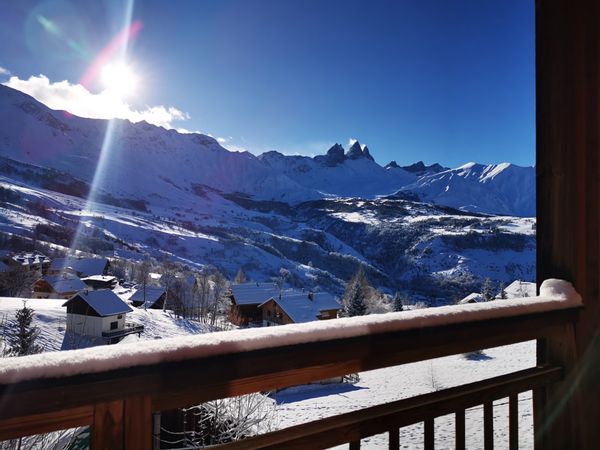 Appartement avec vue imprenable sur les aiguilles d'Arves (Alpes)