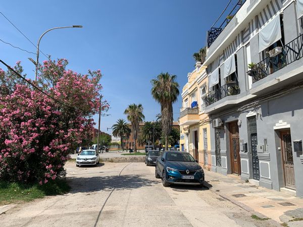 Charmante maison + patio ensoleillé et vue sur les palmiers, à 100 mètres de la plage de Valencia.