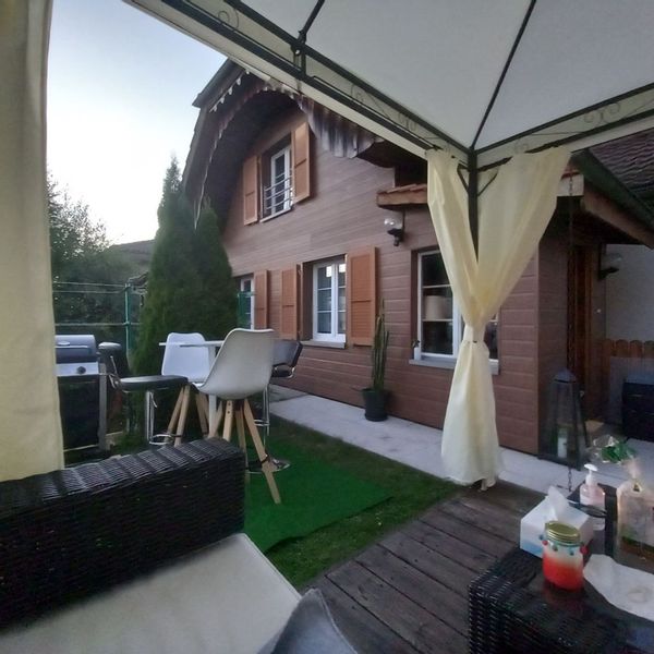Maison-chalet d Olivier sur 2 étages avec un grand jardin privatif