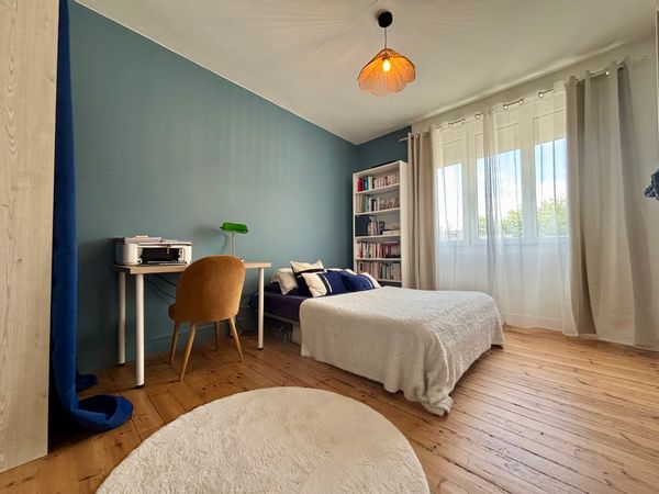 La chambre bleue de Nort sur Erdre