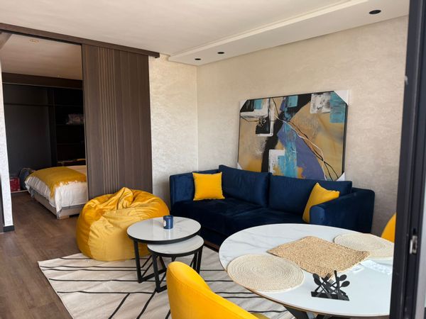 Superbe studio cosy avec terrasse calme et neuf
