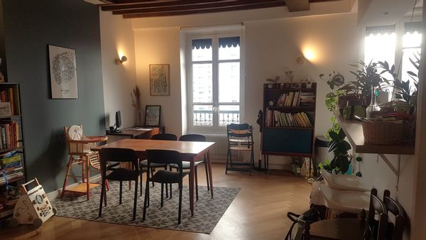 Charmant appartement 80m2 à 5min métro + 2 vélos