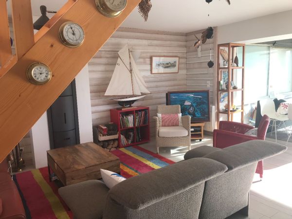 Maison située sur la plage,vue exceptionnelle sur l’océan.