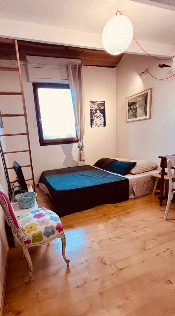 Chambre privée pour 4, dans le Pilat près de Lyon