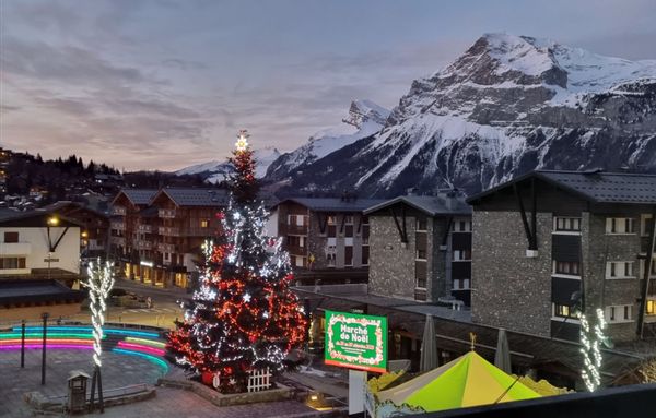 Studio centre village vue splendide sur les montagnes Alpes
