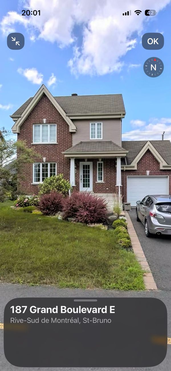 Maison unifamiliale à 15 minutes de Montréal!