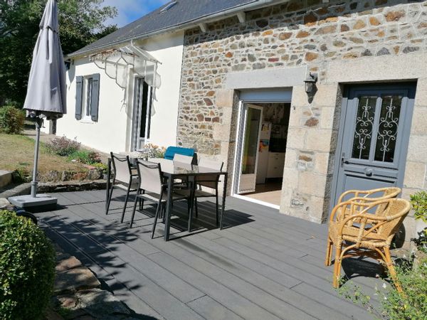 Bretagne, Binic Etables sur mer,  la maison de Bernard et Françoise