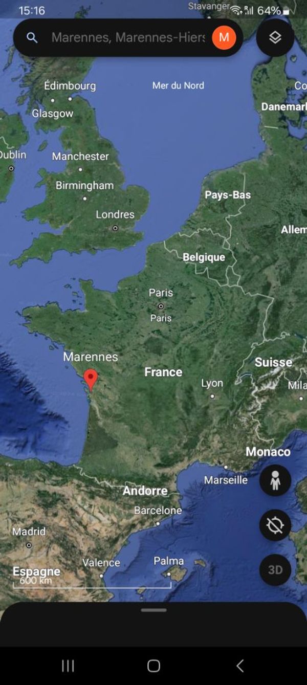 Maryse's house between La Rochelle and Royan, Marennes,  coast of Charente maritime, France