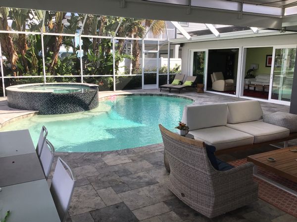 Waterfront pool home