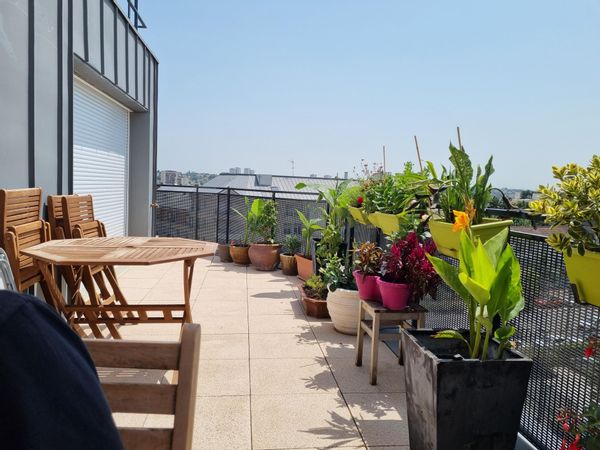 Appartement moderne avec une belle vue en " roof top"