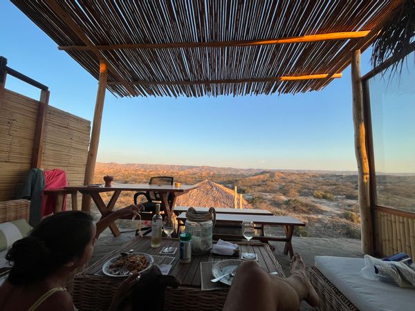 Fare ITI, a small Bambu house in the always sunny northern Peru. Enjoy whales food beaches and surf