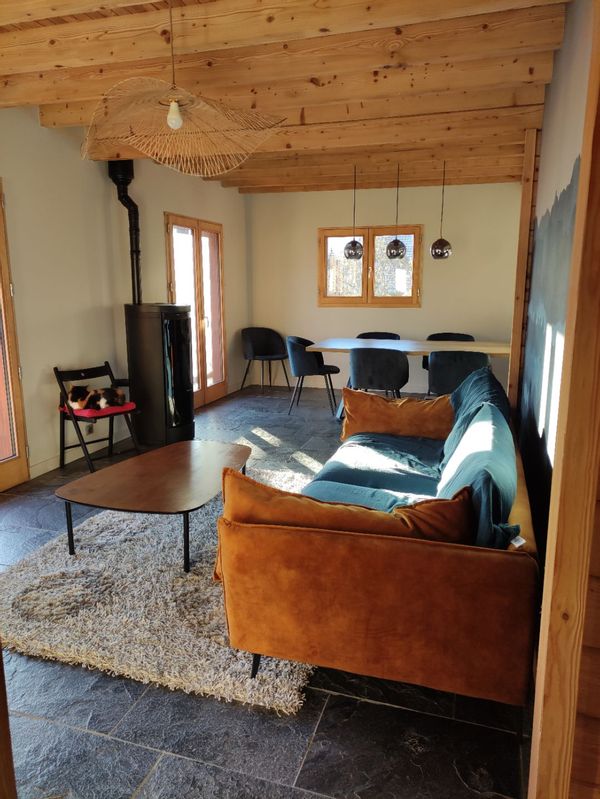 Chalet entre lac et montagne