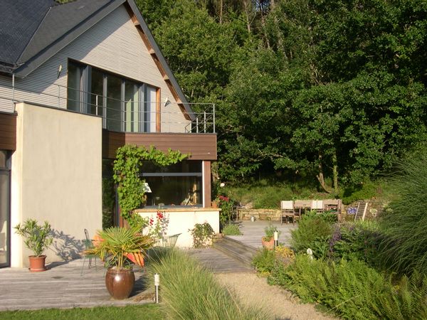 Maison éco-construite proche de la mer