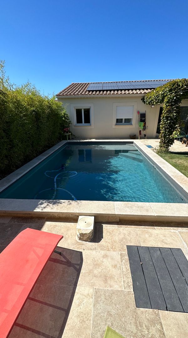 La maison de Florian, Isra, Valentin et Elea.