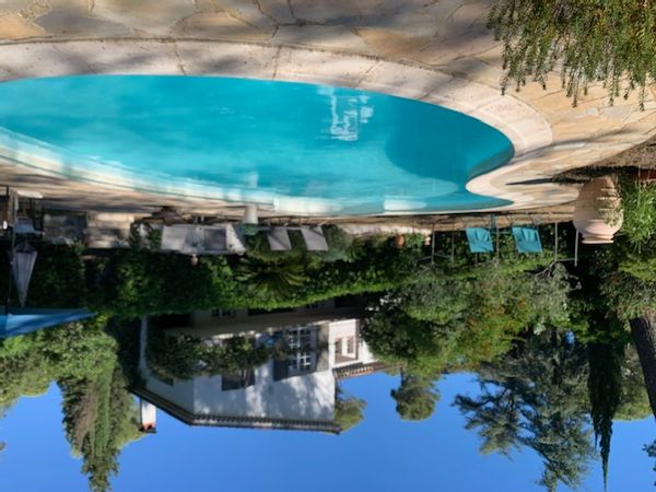 Rez de jardin de la maison de Sylvie et André, Le Bois Fleuri, calme et verdure sur la côte d'Azur