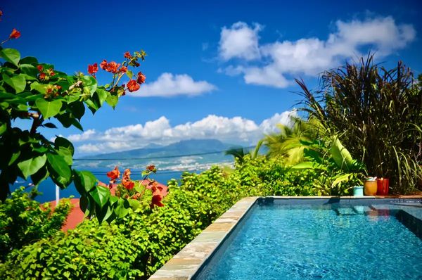 Villa Aloïse Rez de piscine et vue mer