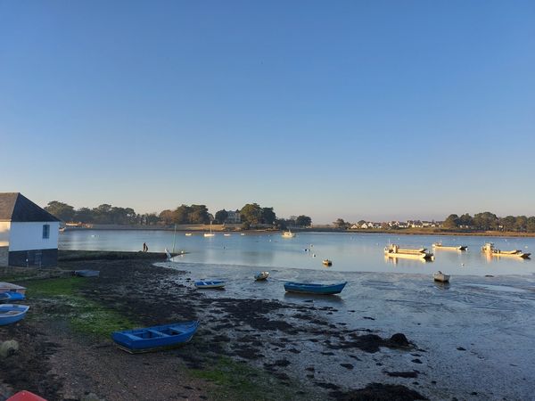 maison dans village Golfe du Morbihan