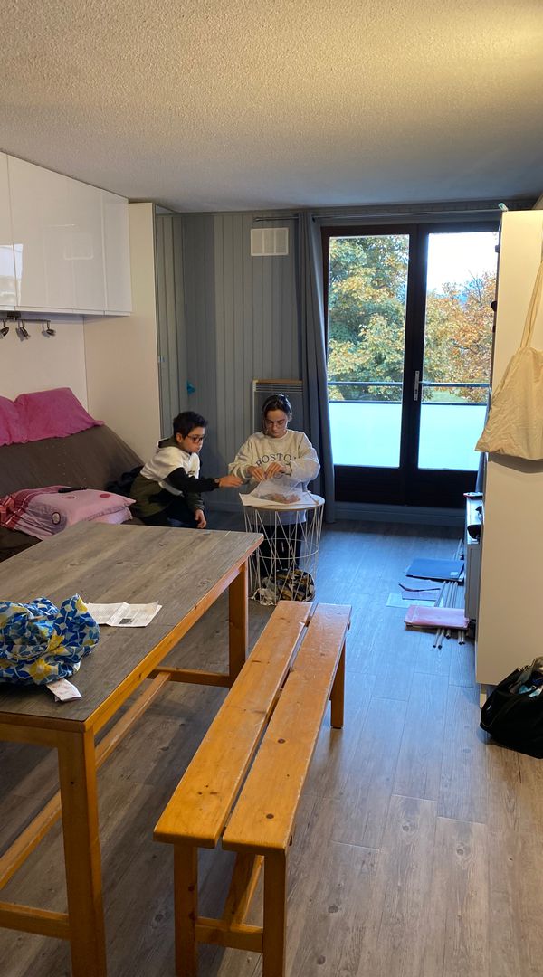 appartement avec superbe vue au pied des pistes