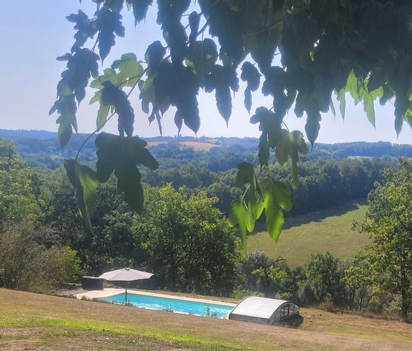campagne, piscine, sans vis à vis