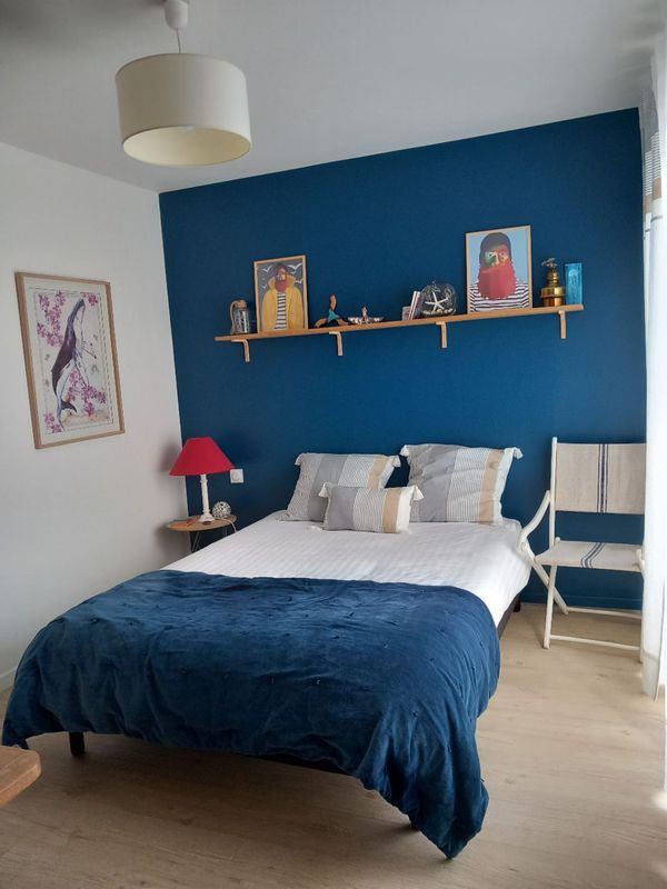 la chambre privée de Corine sur la Vélodyssée !