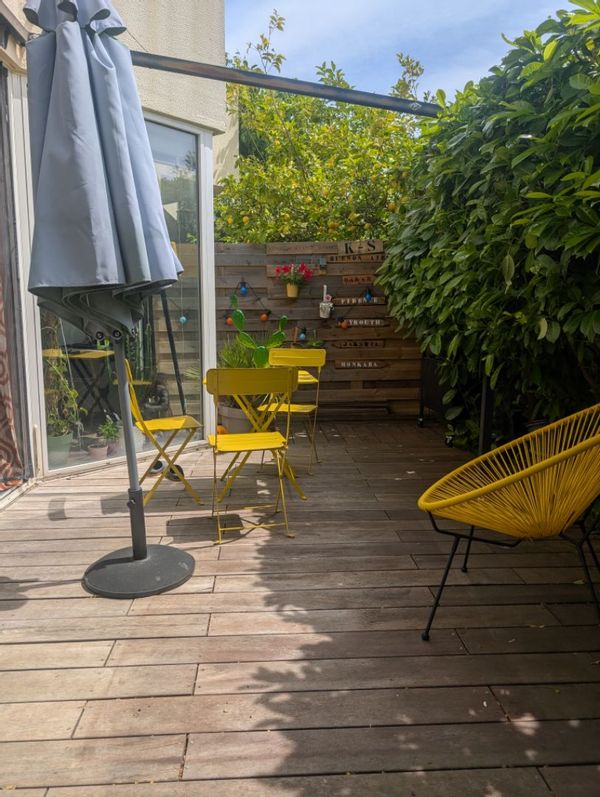Appartement de 3 pièces situé plein sud en Rez de jardin Parfait pour visiter la French Riviera