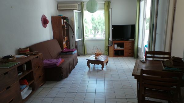 L'appartement au bord du lagon.