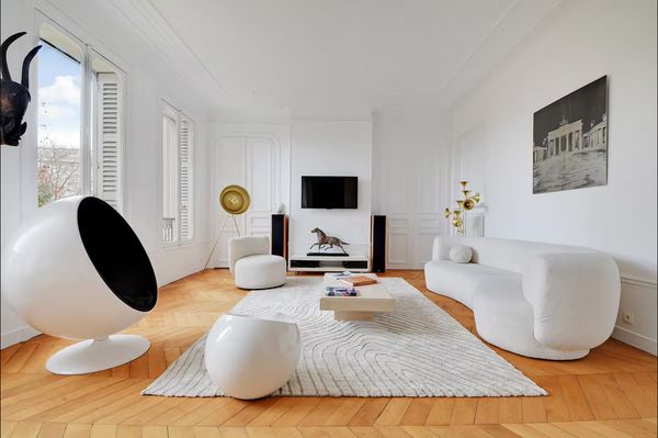 L'appartement de Bruno sur un jardin au Trocadéro