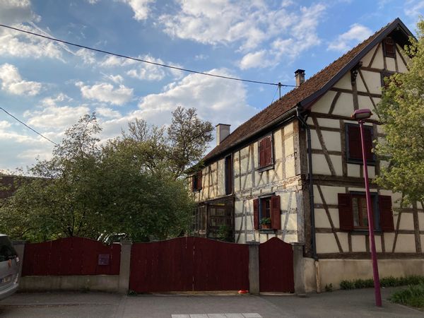 Maison à colombages au coeur de l'Alsace