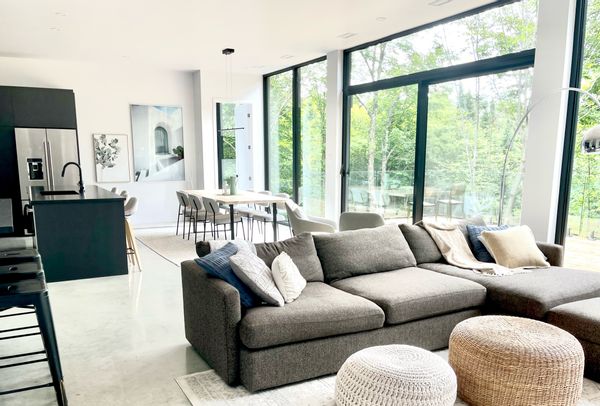 Design architectural en nature avec spa
