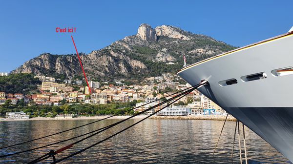 3 pièces vue mer et Palais, à 2 pas de Monaco.