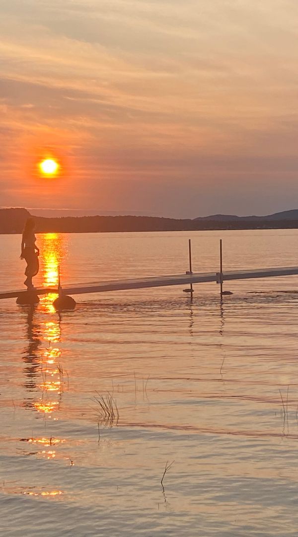 Le chalet directement sur les bords du grand Lac