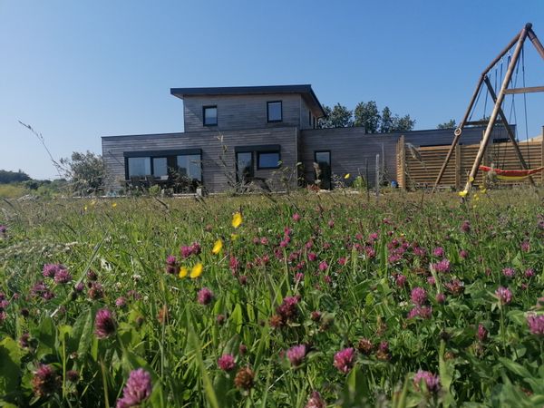 Maison bois familiale bord de mer