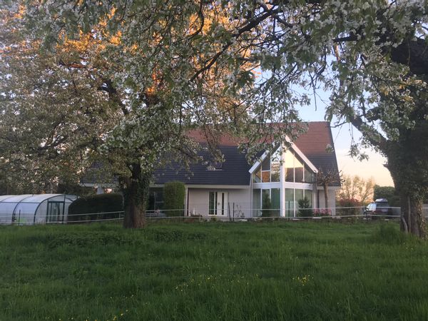 Big modern house in Alsace near Swiss border and Germany