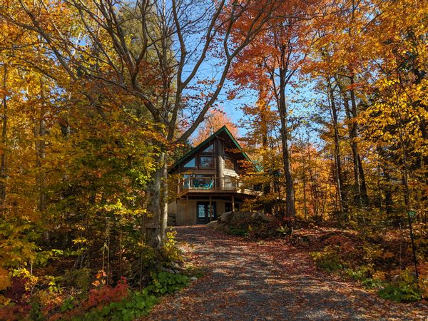 Le chalet en bois rond de Jessica & Gabriel