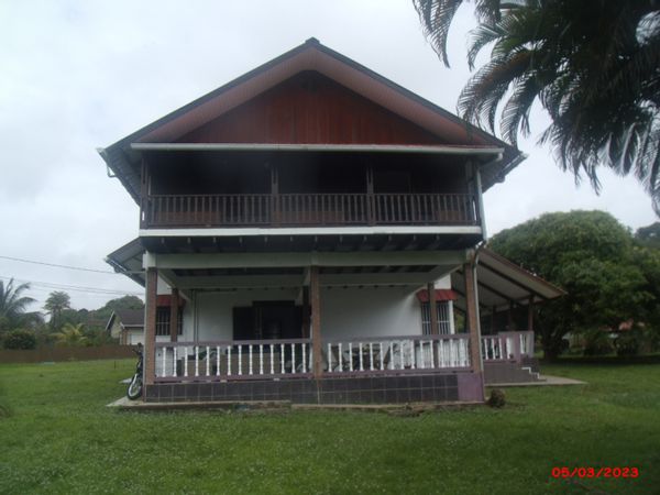 Maison typique créole à Cayenne