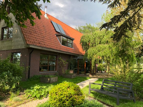 A house surrounded by nature