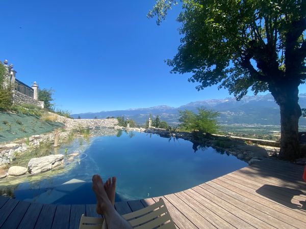 La longère de Laetitia et Julien. Calme, bassin naturel et vue incroyable
