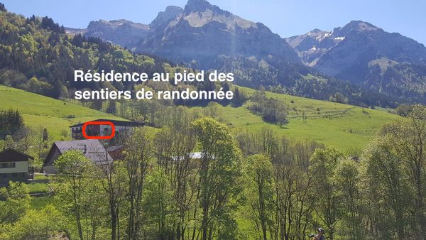 Appartement en pleine nature avec superbe vue sur les montagnes