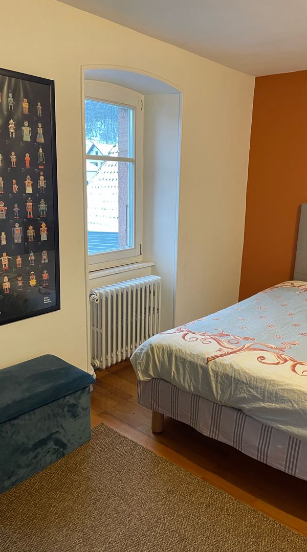 La chambre privée de la maison bleue